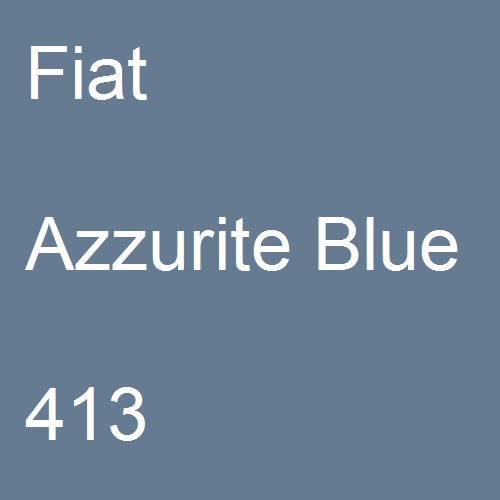 Fiat, Azzurite Blue, 413.